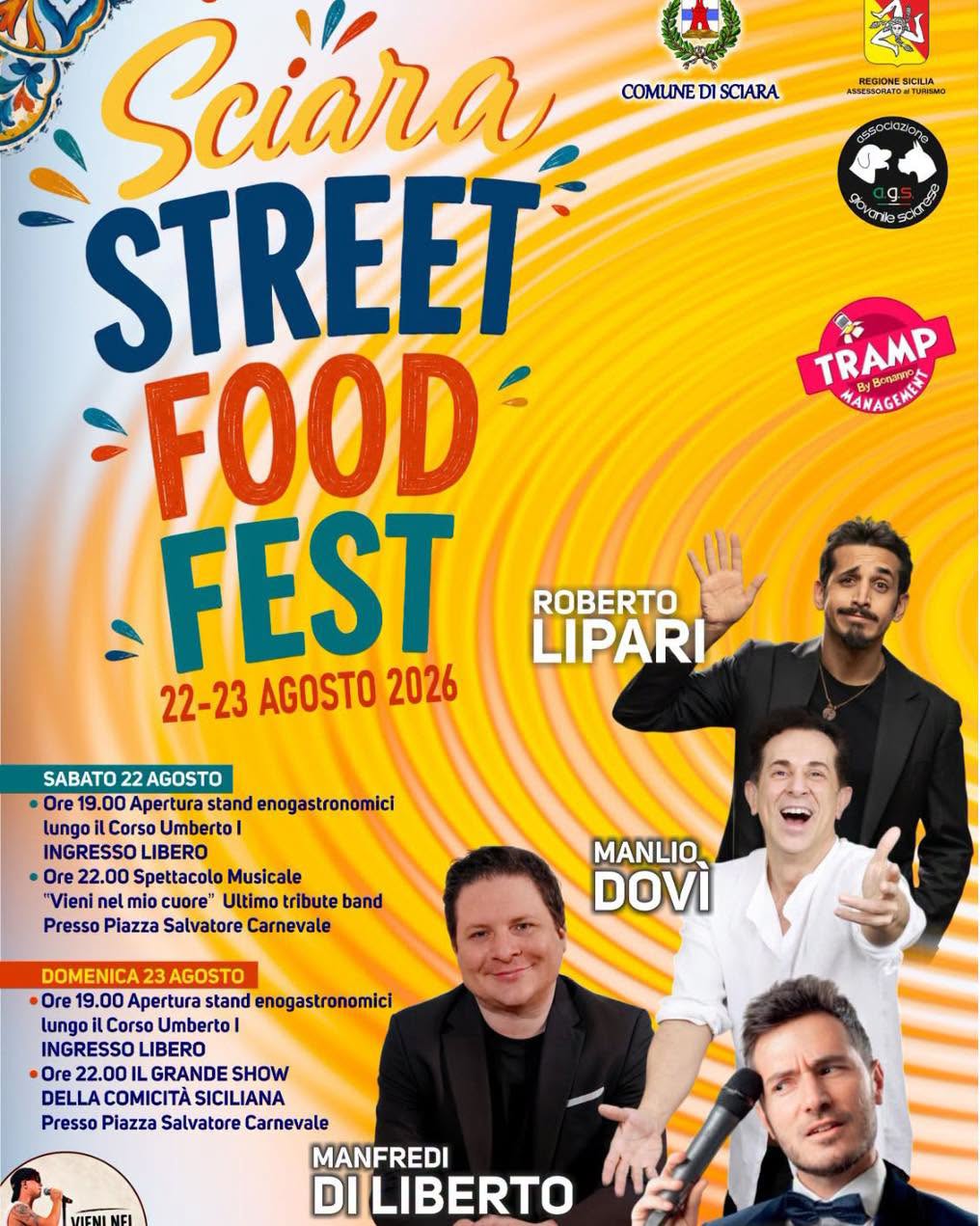 Poster for Sciara Street Food Fest