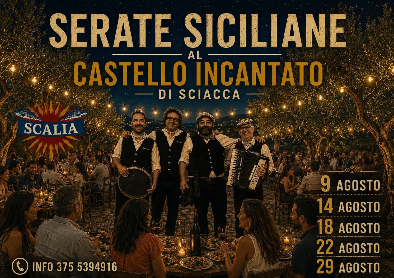 Poster for Serate Siciliane al Castello Incantato di Sciacca