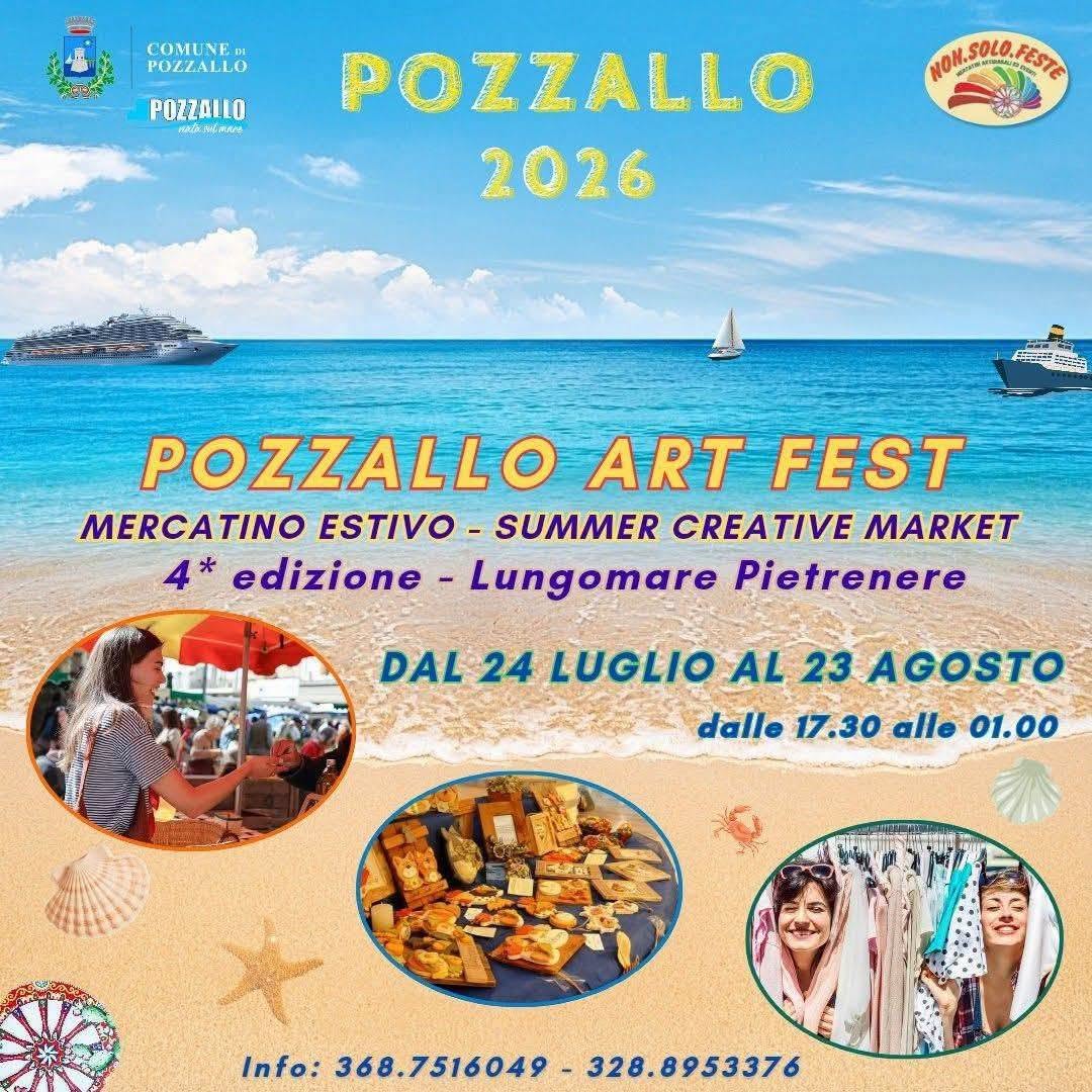 Poster for Pozzallo Art Fest - Summer Creative Market