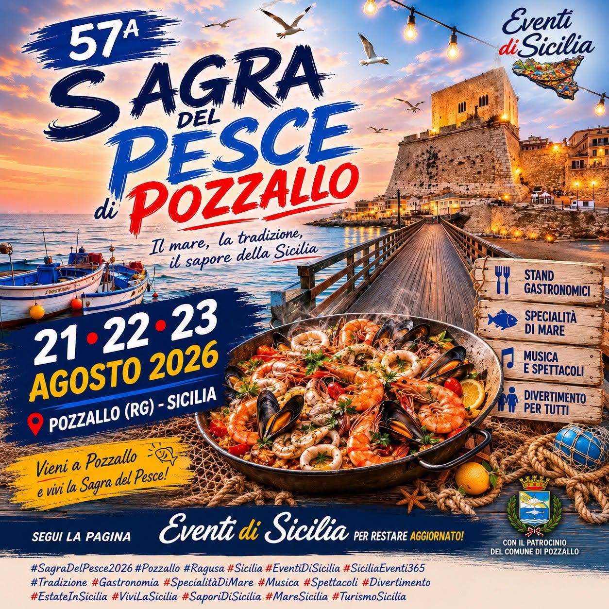 Poster for 57ª Sagra del Pesce di Pozzallo