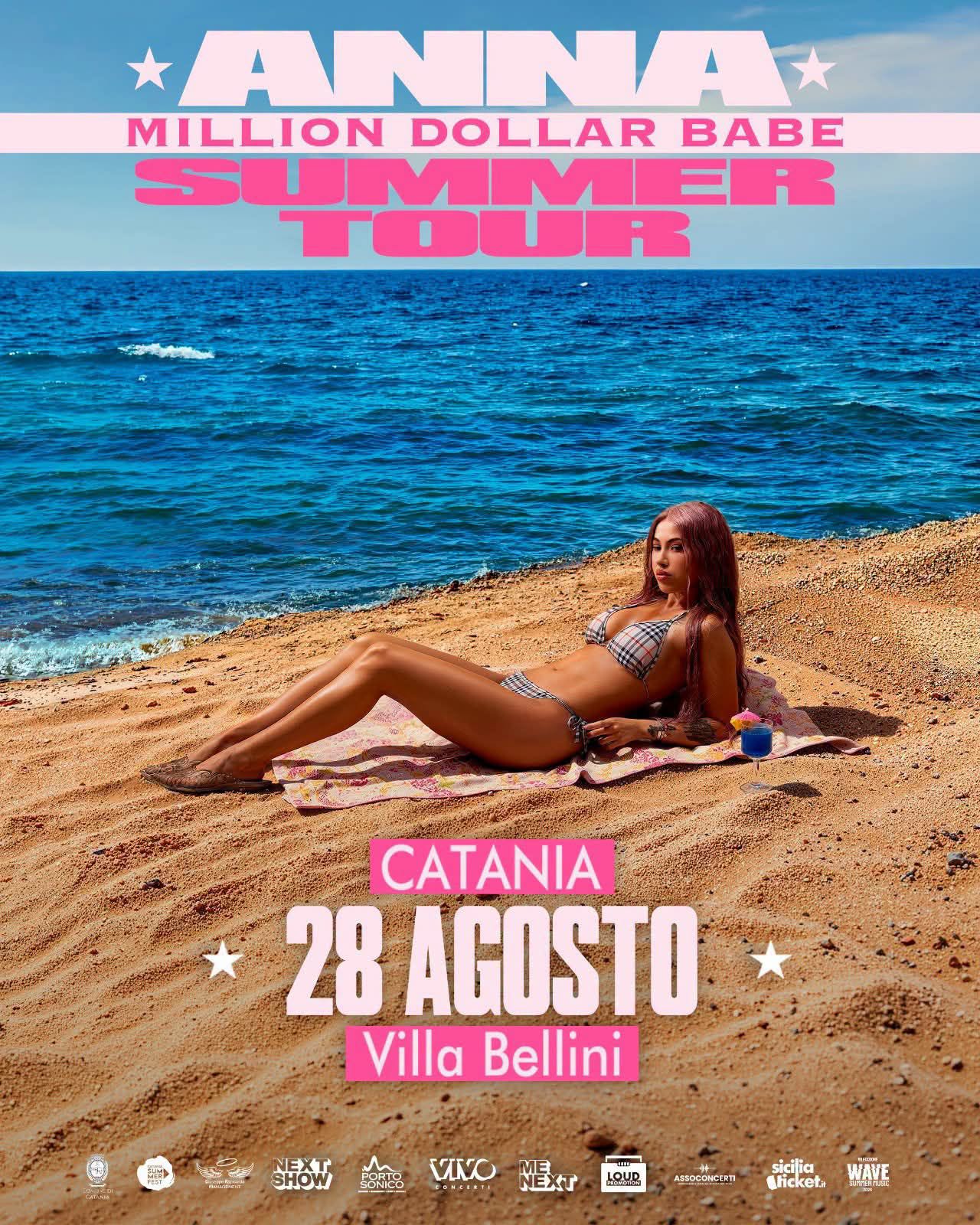 Poster for ANNA - Million Dollar Babe Summer Tour
