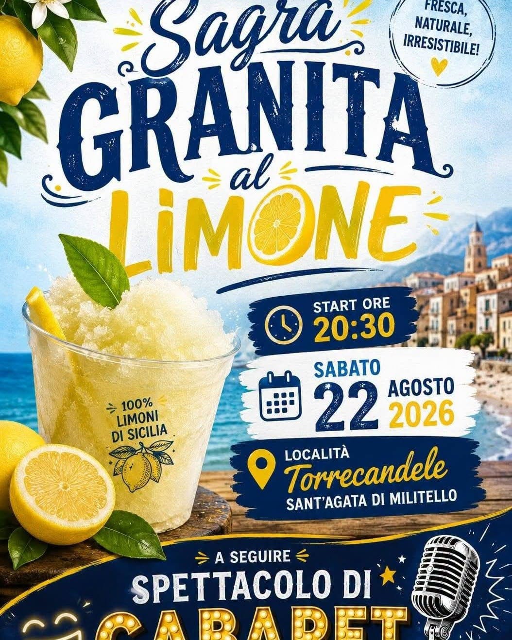 Poster for Sagra GRANITA al LIMONE