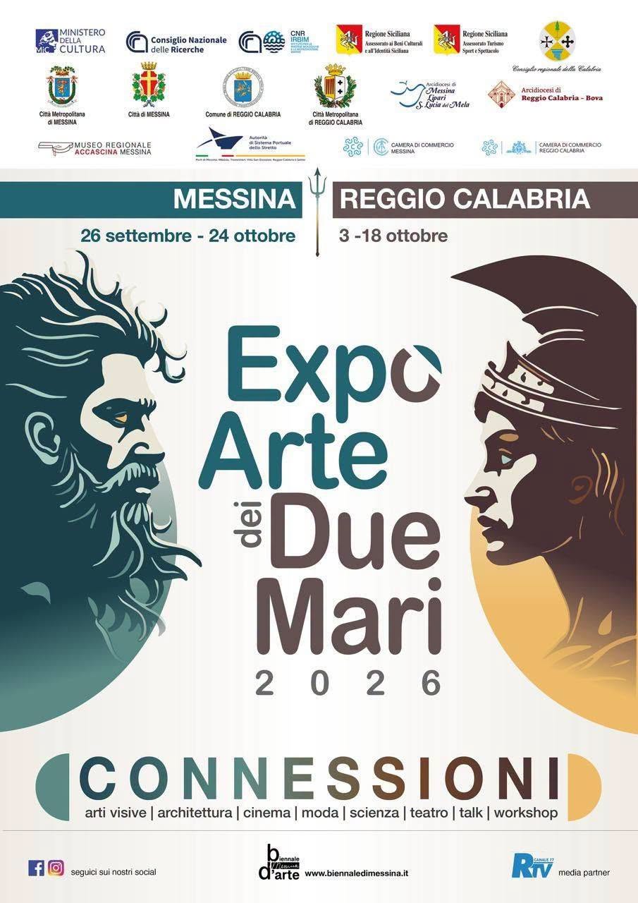 Poster for Expo Arte dei Due Mari 2026 – Connessioni