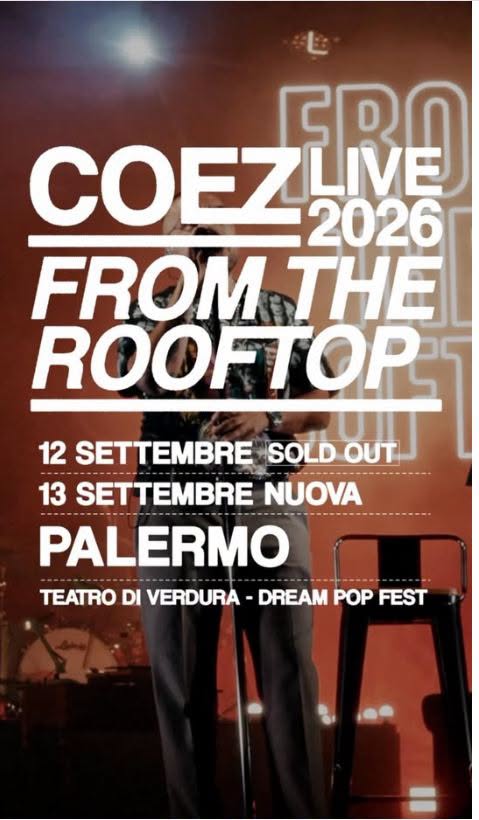 Plakat von Coez - From the Rooftop Live 2026
