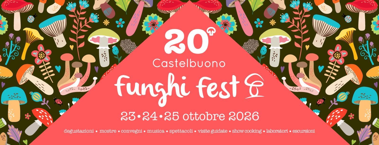 Poster for 20° Castelbuono Funghi Fest