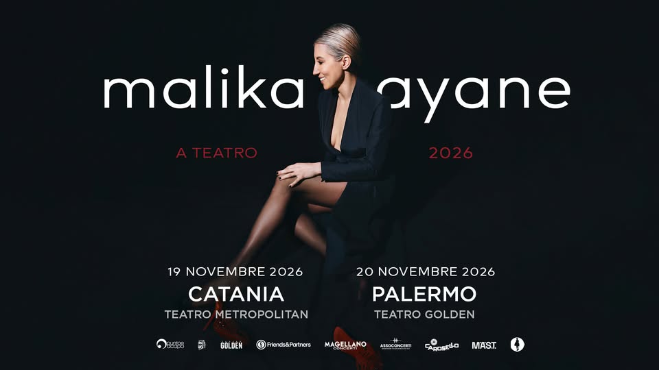 Poster for Malika Ayane – A Teatro 2026