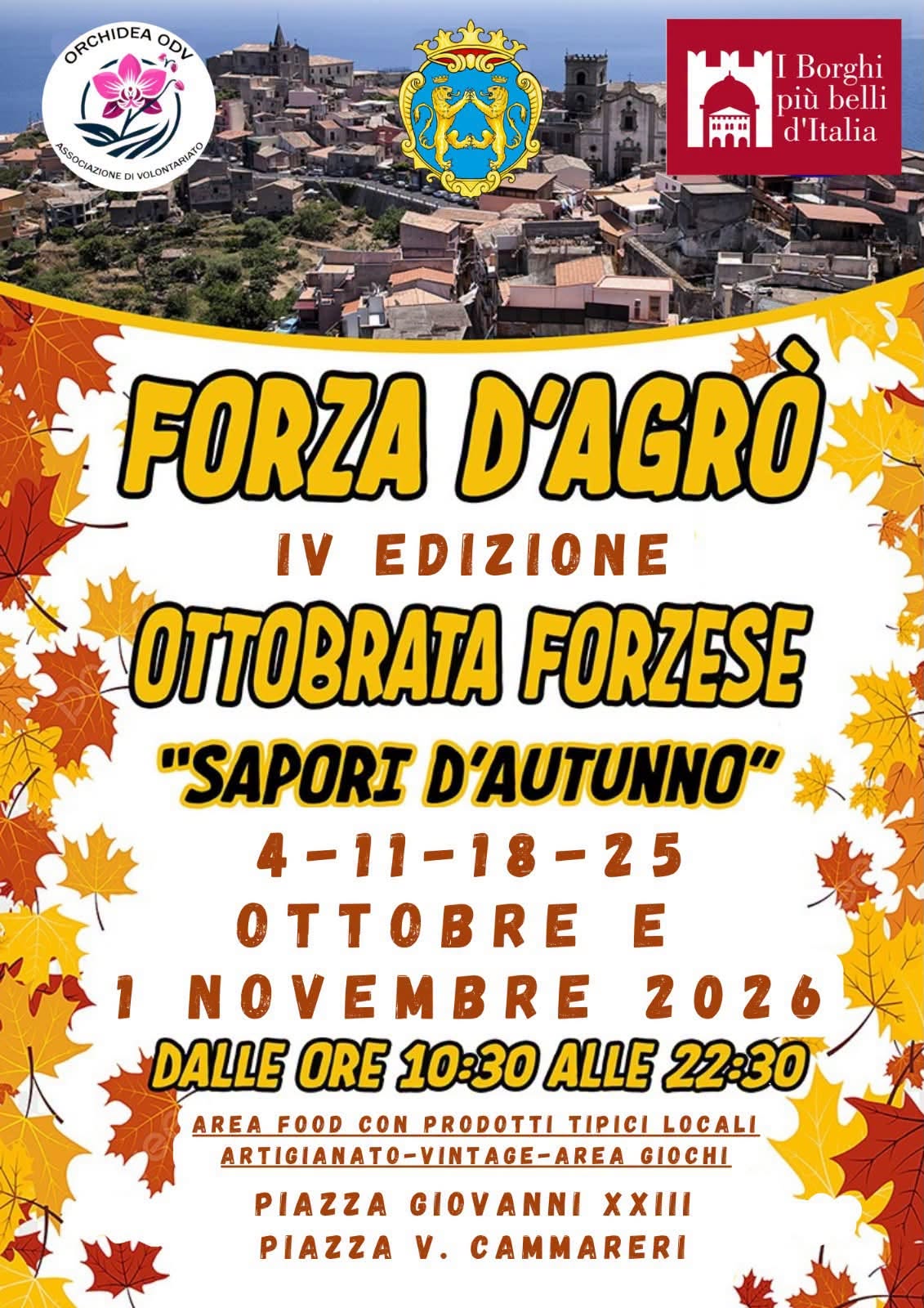 Poster for Ottobrata Forzese - Sapori d'Autunno