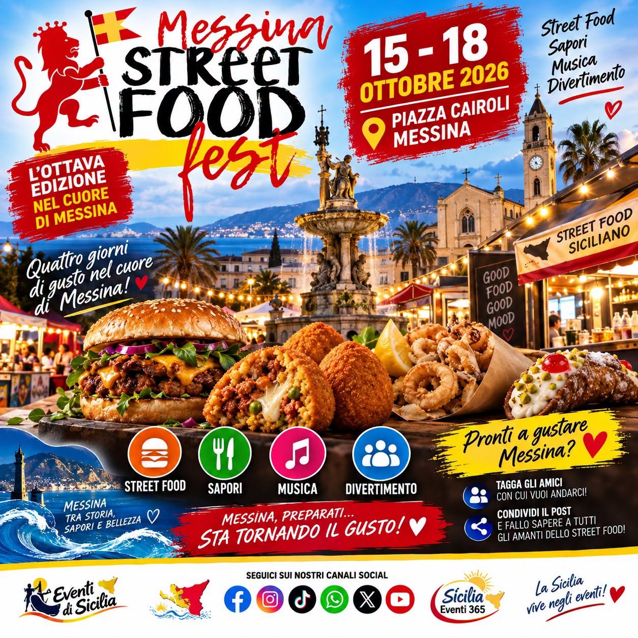 Poster for Messina Street Food Fest