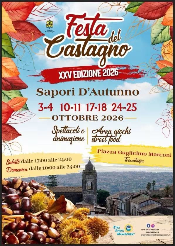 Poster for Festa del Castagno, Sapori d'Autunno