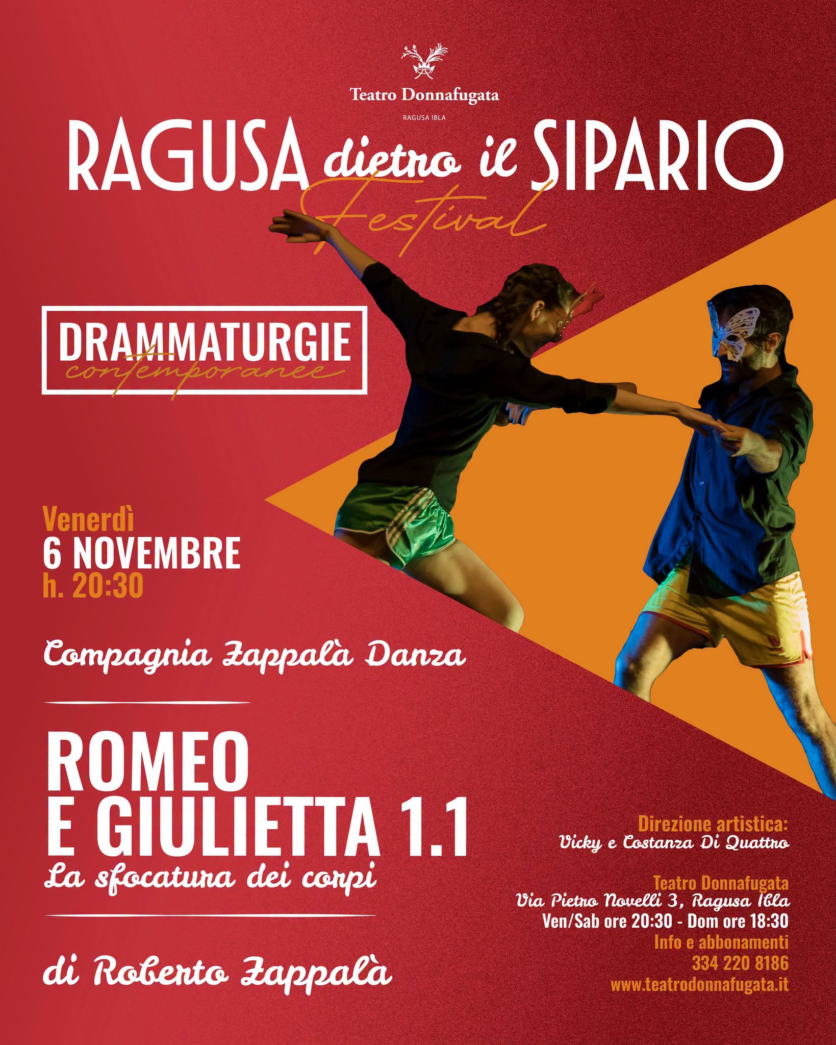 Poster for Festival Drammaturgie contemporanee - Romeo e Giulietta 1.1