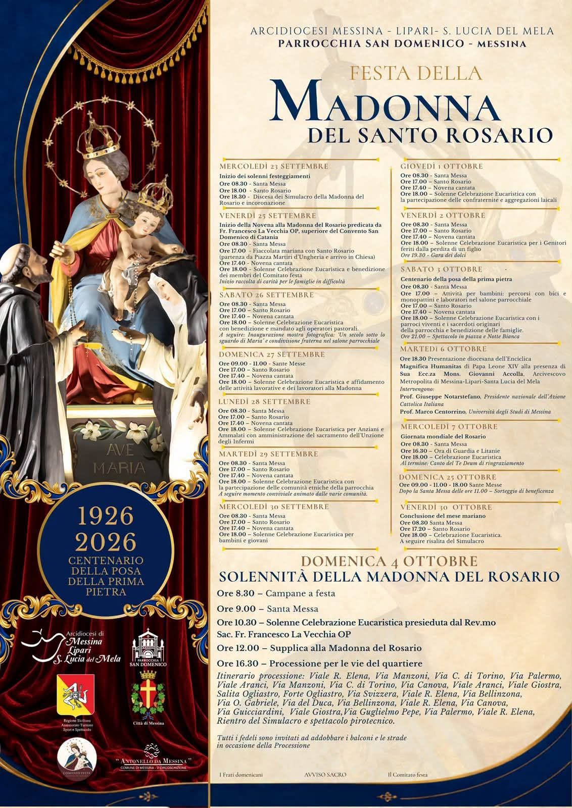 Poster for Festa della Madonna del Santo Rosario