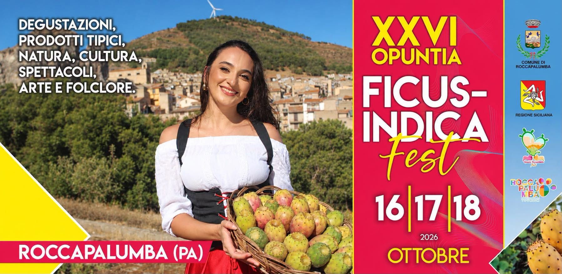 Poster for Opuntia Ficus-Indica Fest 2026 - XXVI Sagra del Ficodindia
