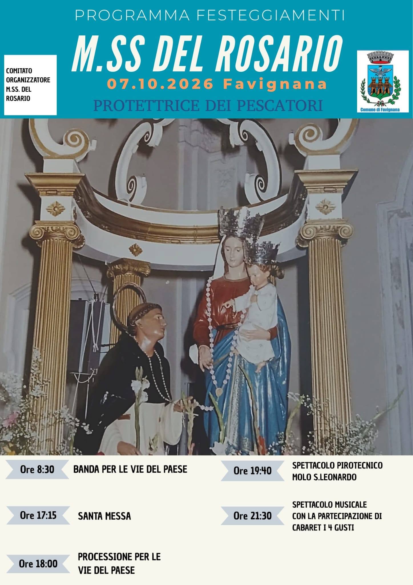 Poster for FESTEGGIAMENTI M.SS DEL ROSARIO