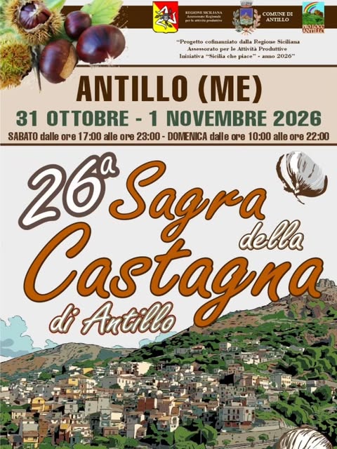 Poster for 26ª Sagra della Castagna di Antillo