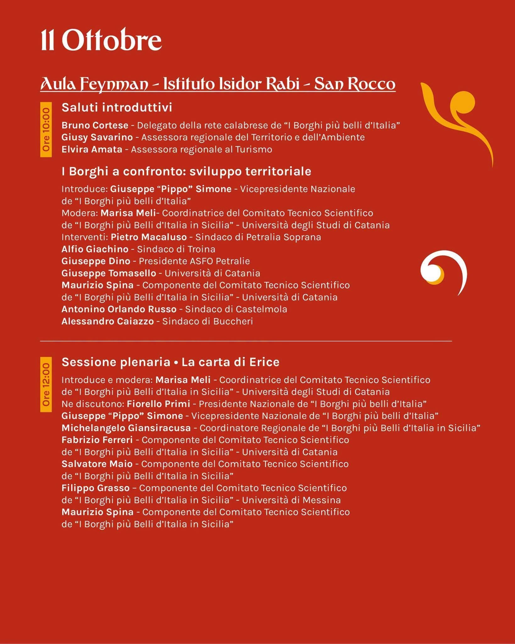 Poster for I Borghi a confronto: sviluppo territoriale