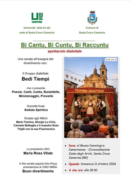 Poster for Bi Cantu, Bi Cuntu, Bi Racantu