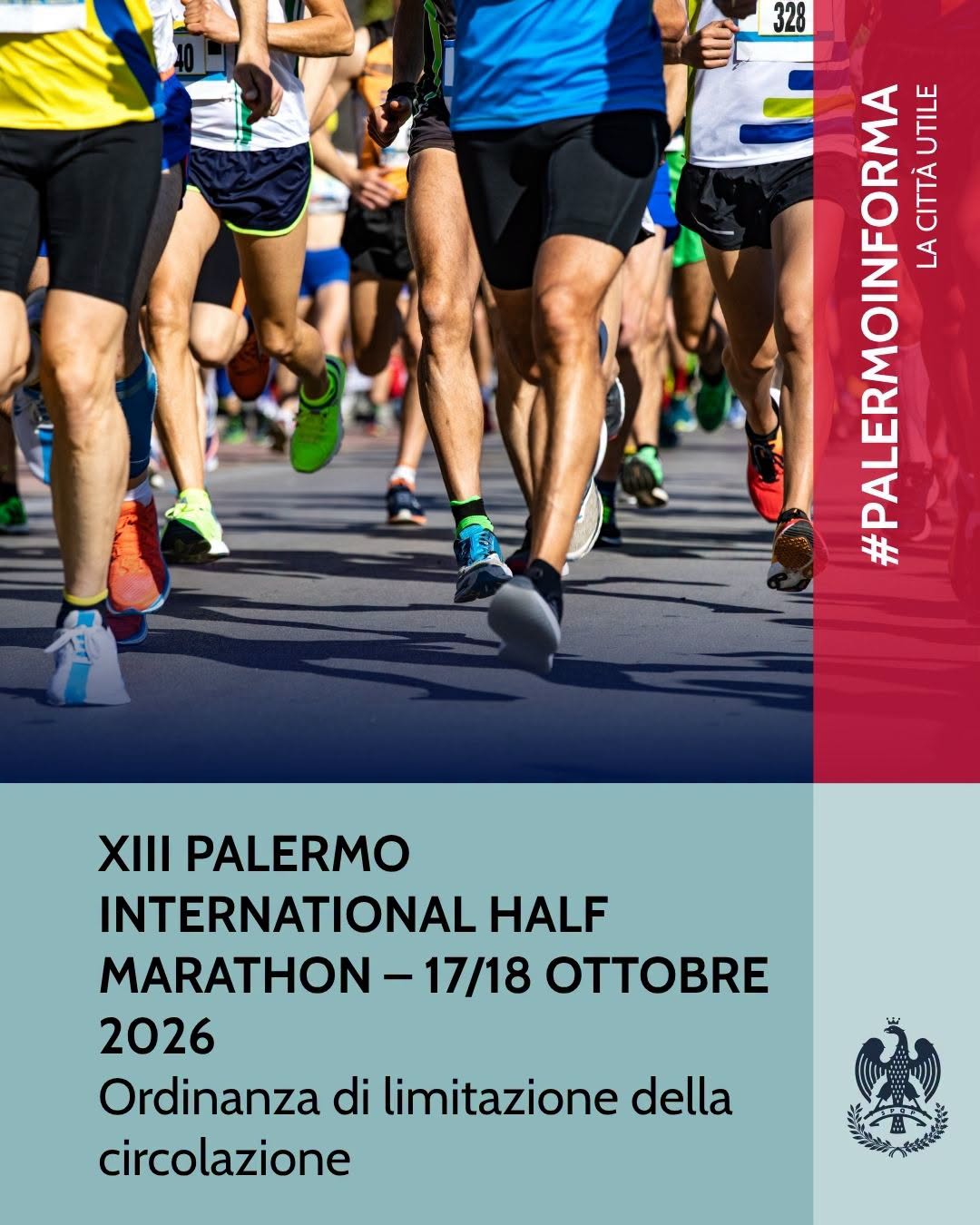 Affiche de XIII Palermo International Half Marathon e 10 km